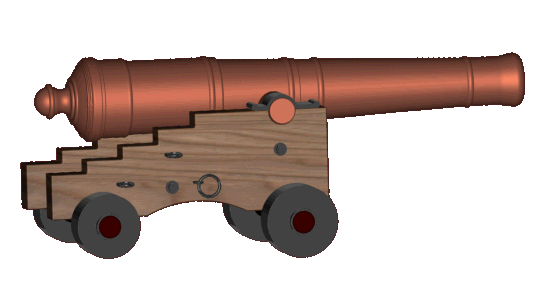 24 pounder ship's cannon