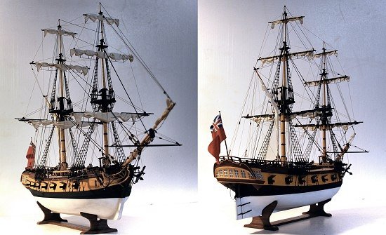 image of Ontario ship model hull