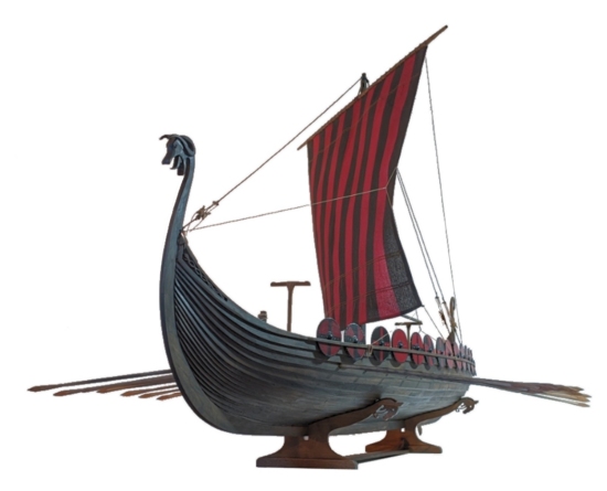 Image of scale model Drakkar