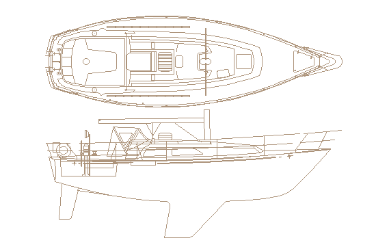 Image of C&C 32 sheer design