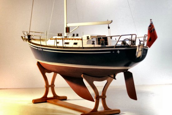 Image of model without sails