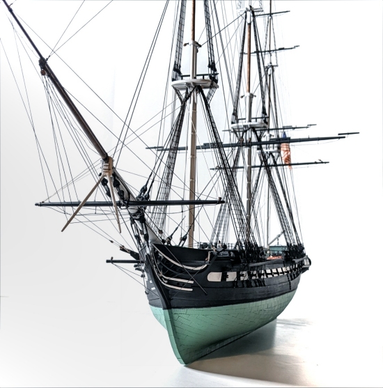 Image of US frigate Constitution c.1812  model