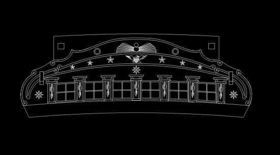 Stern design for Constitution